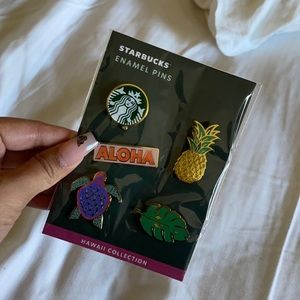 Starbucks Hawaii Collection Pin Set